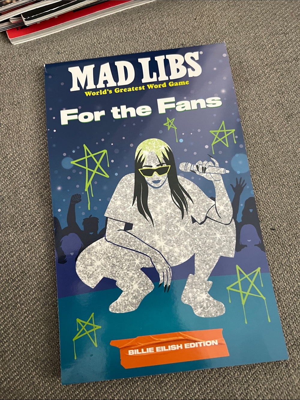 MAD LIBS Billie Eilish Edition Kids Costume Accessory - Blue